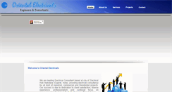 Desktop Screenshot of orientalelectricals.com