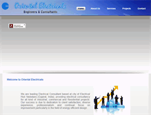 Tablet Screenshot of orientalelectricals.com
